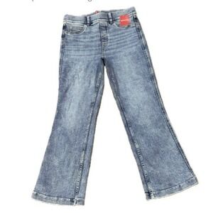 👖🍑 NWT SPANX Kick Flare Jeans‎ | Indigo Sky High Rise Booty Lift Stretch Sz S